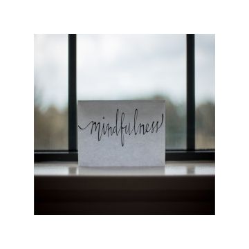 Scritta mindfulness