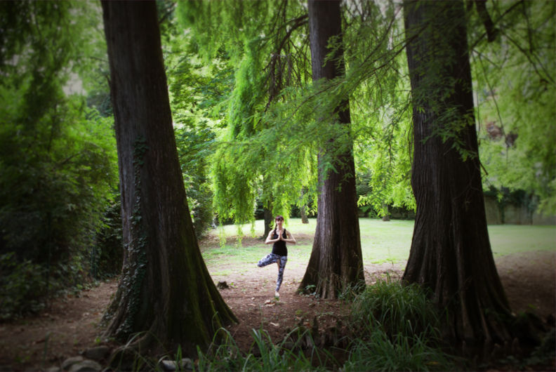 Yoga al parco